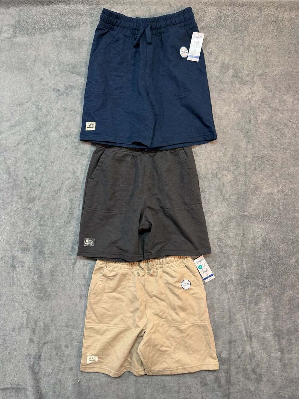 365 Kids Garanimals Boys French Terry Shorts Size 10 Set of 3